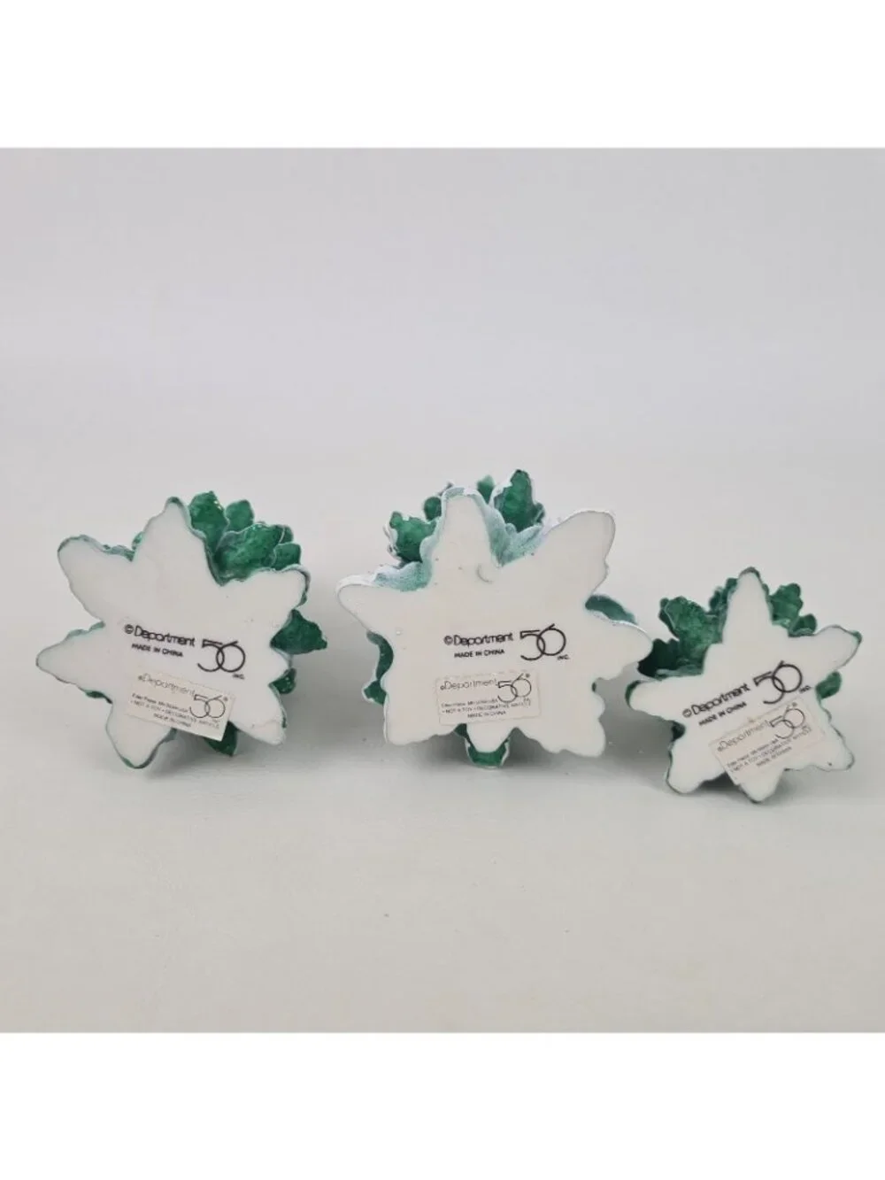 Department 56 Village Wintergreen Pines Set Of 3 Christmas Accessories 52660